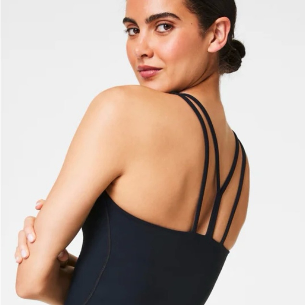 SPANX - BRAND NEW STILL IN BAG Black Strappy Back Tank Top